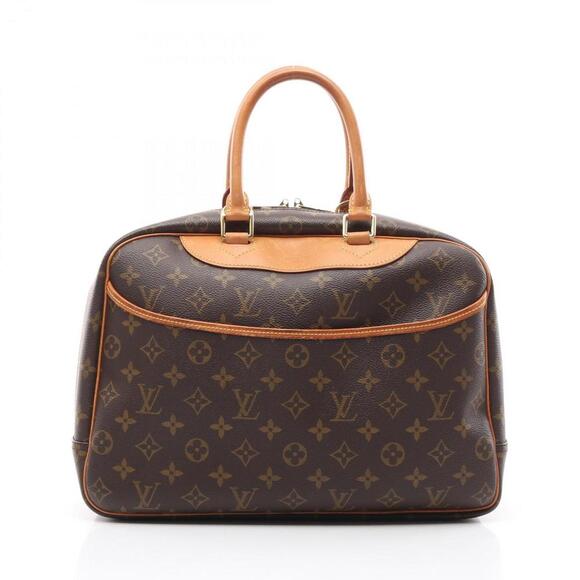 LOUIS VUITTON Brown Monogram Leather Deauville Bag - Picture 2 of 11